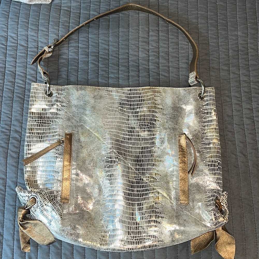 Chez Hobo Shoulder Bag Gold
